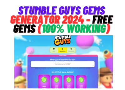 Stumble Guys Gems Generator 2024 – Free Gems (100% Working)