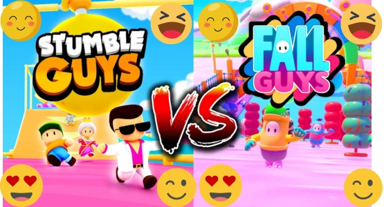 Gameplay of Stumble Guys and Fall Guys